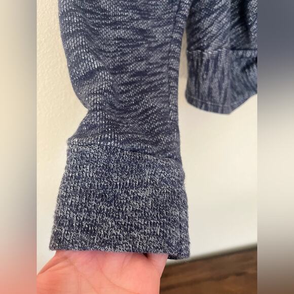 J. Crew Twist-front heathered sweatshirt - Picture 5 of 7